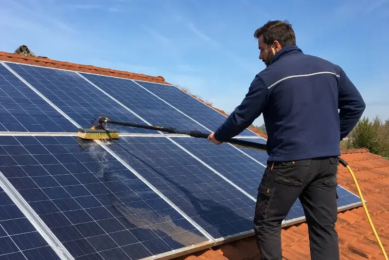 Nettoyage et entretien de panneaux solaires à Malville